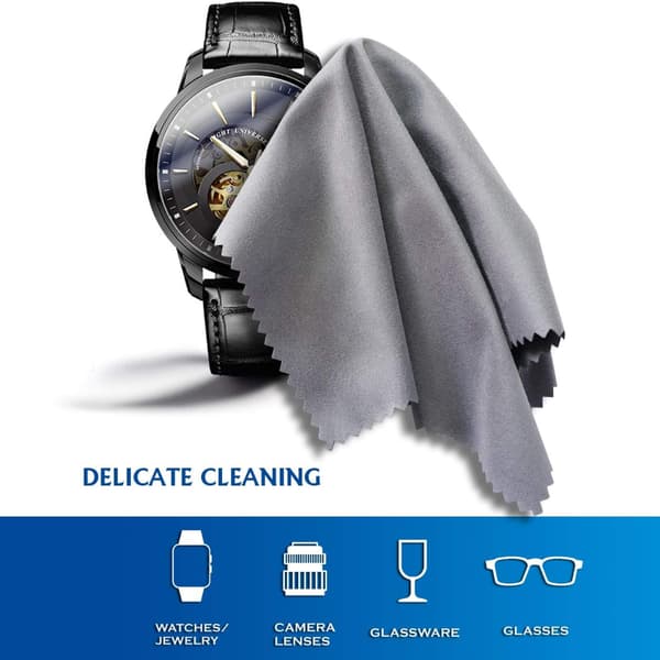 [RM] Reusable Soft for Cleaning, Maintaining Luster, Microfiber Polishing Cloths for Jewelry, Glasses, Electronics, Multifunctional Soft Microfiber