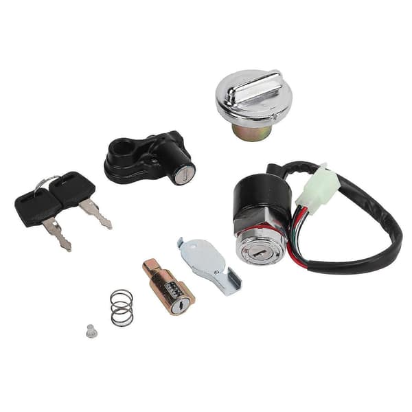 [RM]Ignition Lock Gas Cap Helmet Lock Kit for Dax Skyteam 50cc 125cc - Includes 2 Replacement Keys