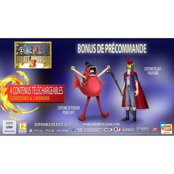 [RM]One Piece: Pirate Warriors 3 PS4-spil Vit