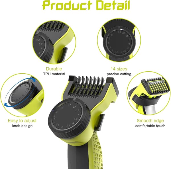 [RM]Suitable for Philips Shaver Small T-knife QP2520 QP26 Limiting Comb 14 Length Adjuster Fixed Length Unit