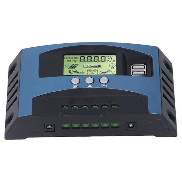[RM]MPPT Solar Charge Controller 3-Phase Charging Protective Solar Panel Battery Regulator 12V 24V 60A