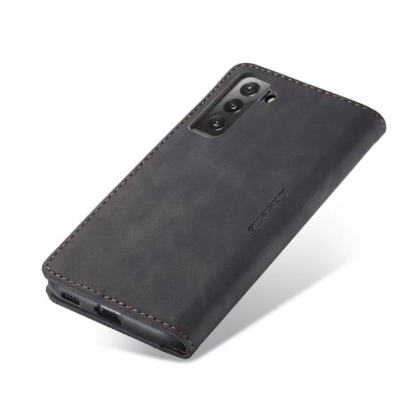 CaseMe Slim Plånboksfodral Samsung Galaxy S21 FE Svart
