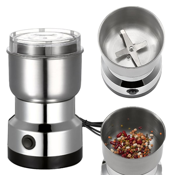 Elektrisk Kaffebönkvarn Nötfrö Ört Krydda Kross Bruk Mixer