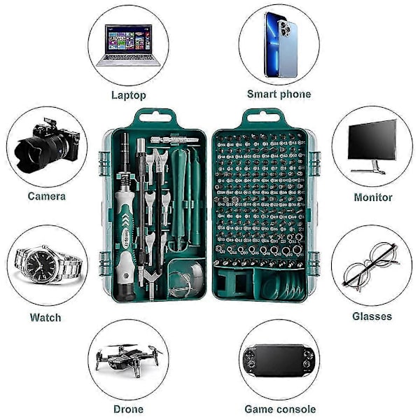 [RM] Precision Screwdriver Set 135 In 1 Screwdriver Set - Professional Small Screwdrivers Mini Bits Screw