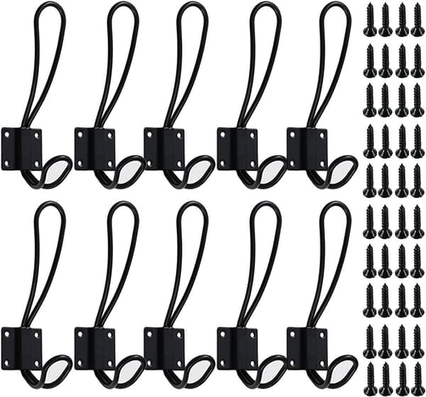 [RM]10 pieces - 13*4 cm - Hook - Clothes hooks - Coat hook - Wardrobe hooks - Weatherproof