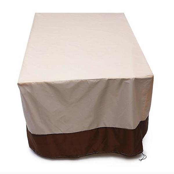 210d Oxford Tyg Vattentätt Utomhus Trädgård Uteplats Trädgårdsmöbelskydd Regn Snö Stolsöverdrag Soffbord Dammskydd (269*180*89cm)