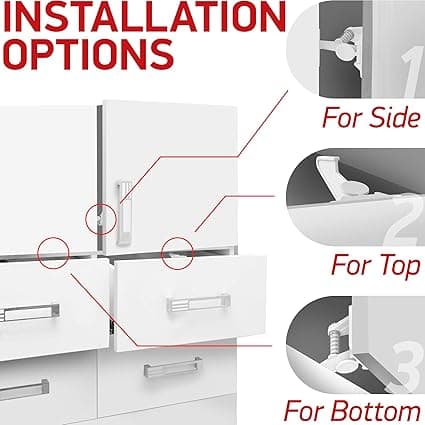 [RM]Baby Cabinet Locks - 10-pack Child Safety Locks - Invisible