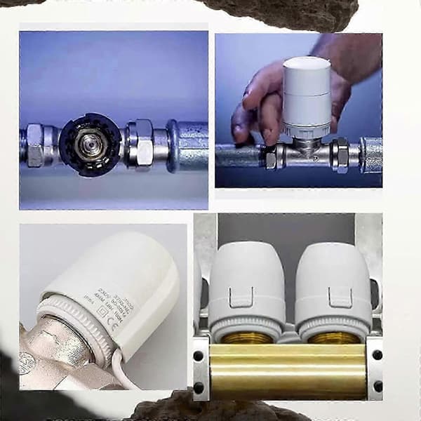 [RM]24 Volt Thermal Actuator for Precise Heating Control Underfloor Heating NEW js [DB] 2 wires