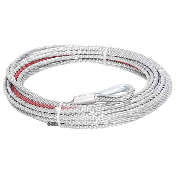 [RM]4500LBS Rustfri Spilwire 5,5 mm Diameter 10 m Lang Bugseringsspilwire