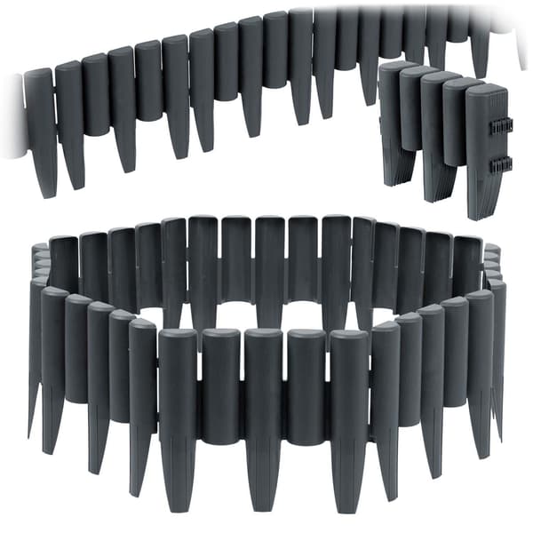 [RM]Plonos havekant 220 cm PL-961 grå 1000