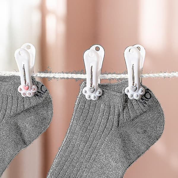 12 Clothes Pegs, Multifunctional Beach Towel Clips, Windproof & Cute for Socks (LGL)