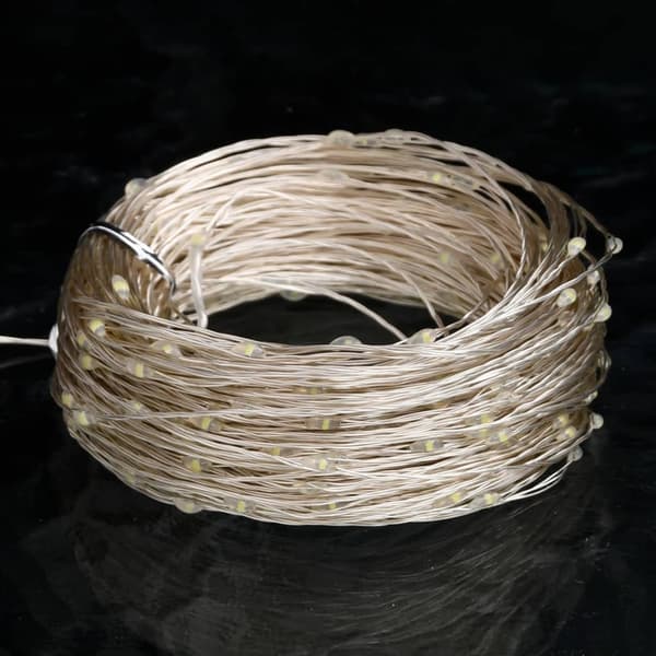 [RM]vidaXL String lights 40 m balls 400 LEDs cool white 8 functions Vit white