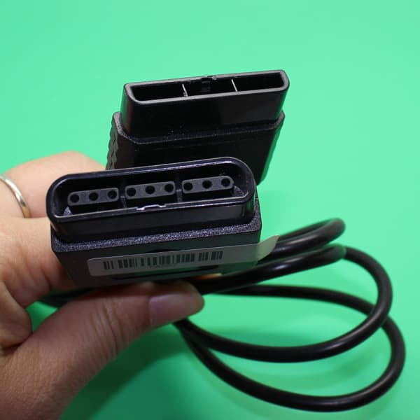 [RM]1 stk. forlængerkabel til controller, danseplade, rat, pistolledning, spil direkte til PS1/PS2-konsol For PS2