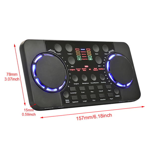 [RM]Lydkort Lydmixer Lydinterface til Livestreaming Lydudsendelse