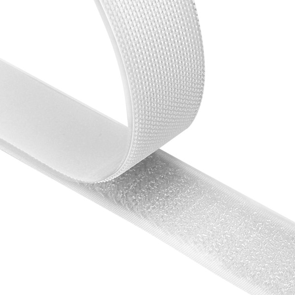 [RM]Hook and Loop Tape 8M, Self-Adhesive Hook and Loop Tape, Self-Adhesive Hook and Loop Tape (White)