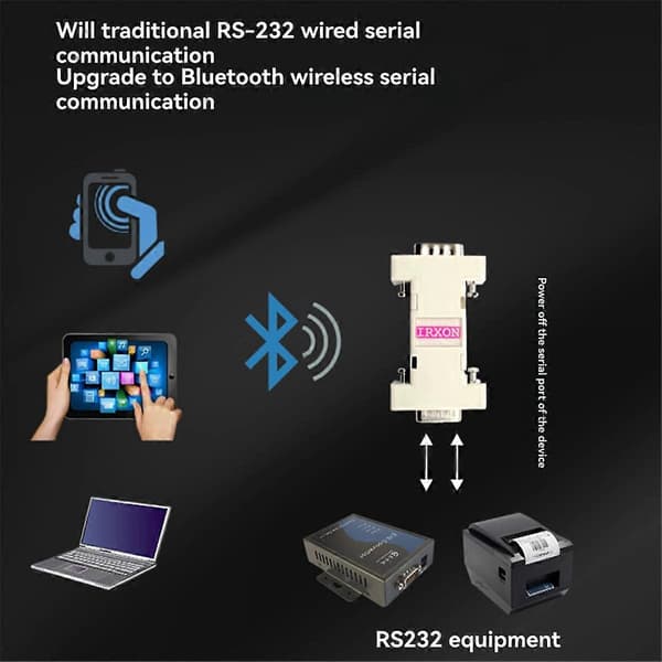 [RM]BT570 Itsenäinen RS-232-sarjaportti 30m Bluetooth-sovitin