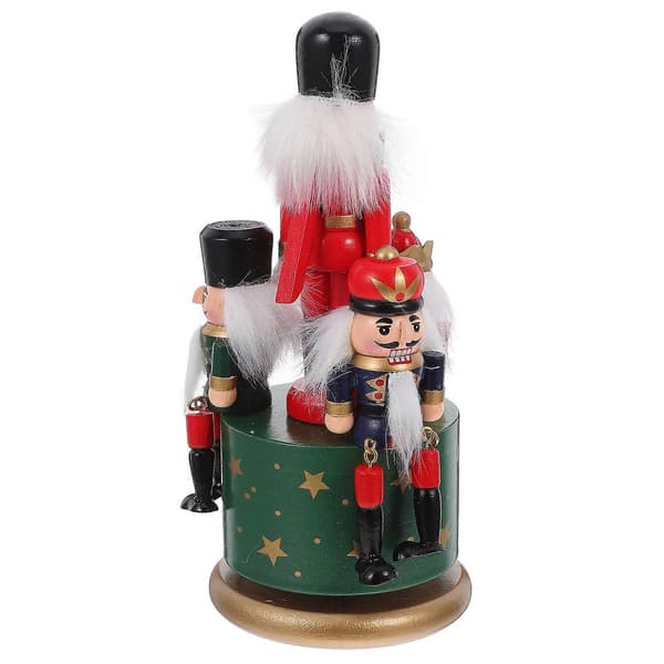 [RM]Nutcracker Figurine with Music Box, Versatile for Gifts and Display