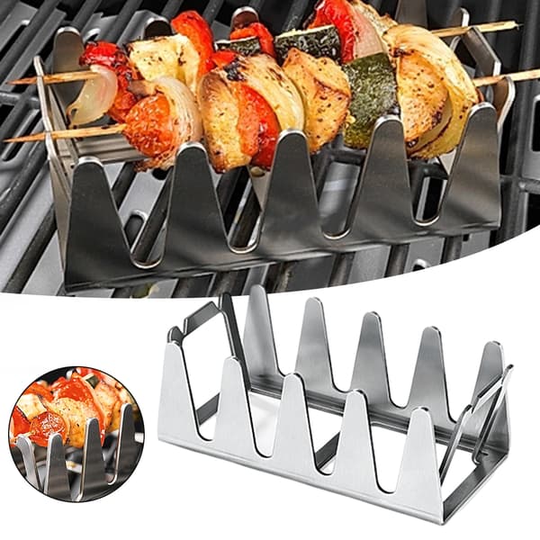 [RM]Bærbar utendørs grill i rustfritt stål for camping 2pcs