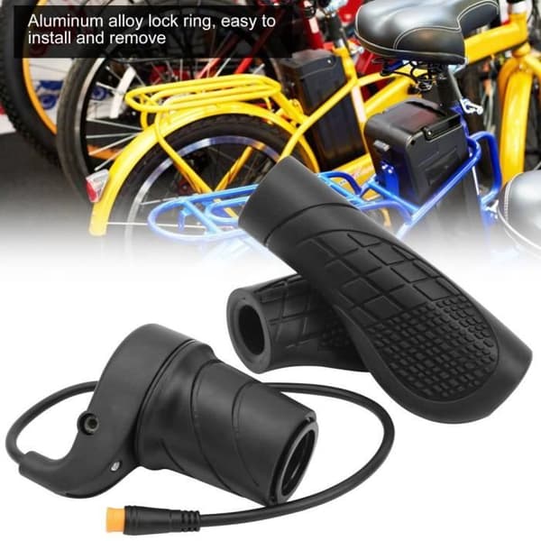 [RM]Half Twist Throttle - Bicycle - 20X - Non-slip Rubber - Waterproof - Bafang Compatible