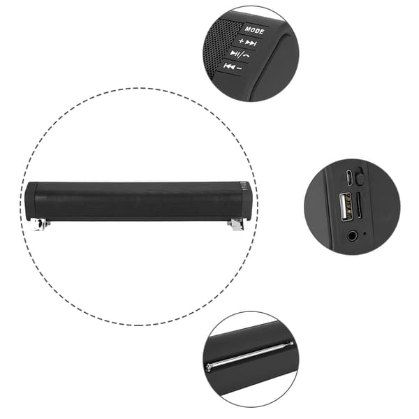 [RM]WSA-854 Stereo Bluetooth Soundbar Speaker with High Volume and Radio Function with Insert Card