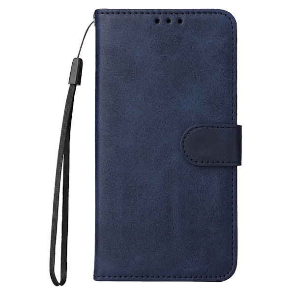 SKALO Samsung A56 5G PU Läder Plånboksfodral - Fler Färger Blue Blå