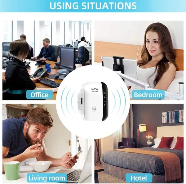 [RM] Trådløs Wifi-forstærker, 300Mbps