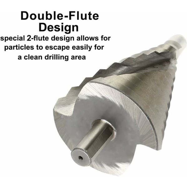 [RM]HSS Step Drill Ø 6-60mm - Spiral Large Cone Drill for Metal, Wood, Plastic..DEBUNS