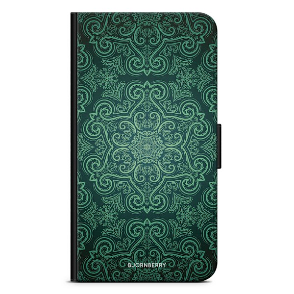 [RM]Bjornberry Case Samsung Galaxy Note 10 - Green Retro Pattern