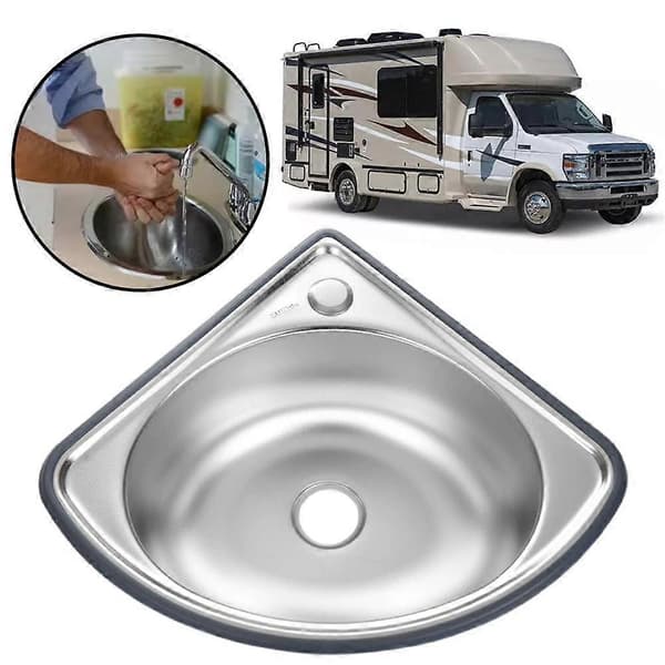 [RM]RV Sink Single Bowl Corner Sinks Drawing Tool Square Caravan