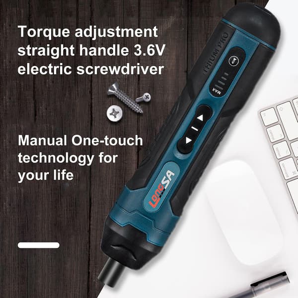 [RM]1 Set Electric Screwdriver USB Charging Precision 3.6V Cordless Electric Screwdriver Set for Industry 20PCS