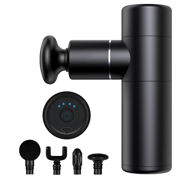 [RM] Massage Gun (multi-head) for deep muscle stimulation Grön