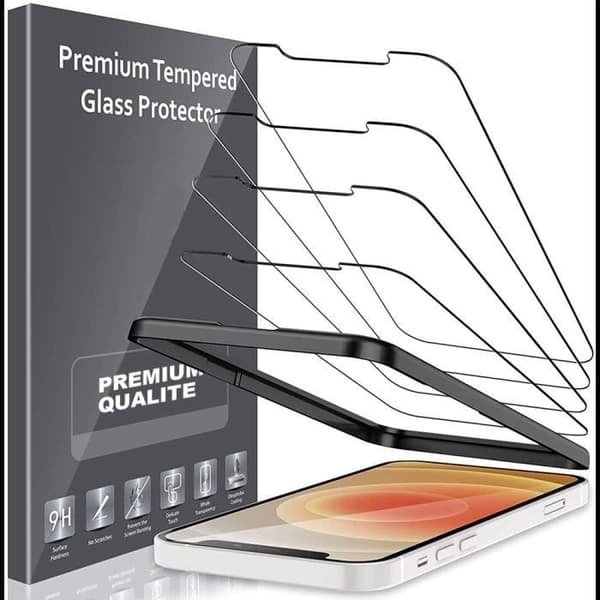 [RM]E.F.Connection [4 stk] Hærdet glas til iPhone 13 mini (5,4\") Transparent