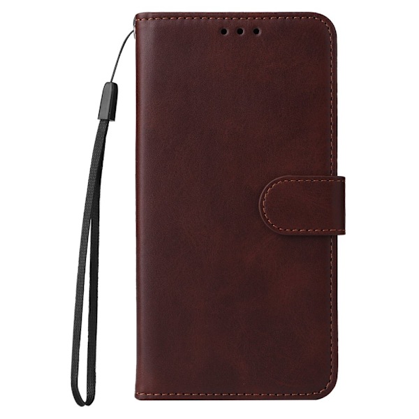 SKALO Samsung A56 5G PU Läder Plånboksfodral - Fler Färger Brown Brun