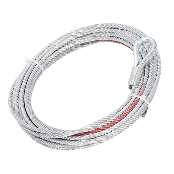 [RM]4500LBS Rustfri Spilwire 5,5 mm Diameter 10 m Lang Bugseringsspilwire