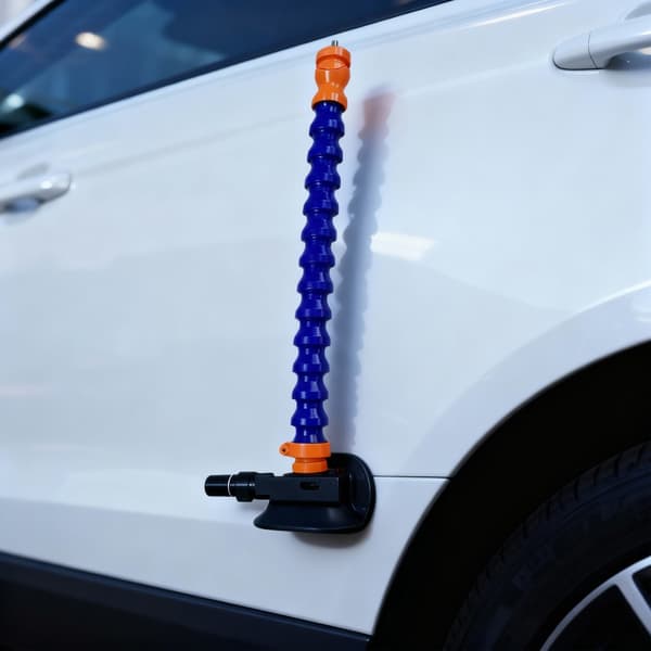 [RM]Car Body Dent Removal Tool, Plastic Magnetic Base, White Suction Cup 0.42 D
