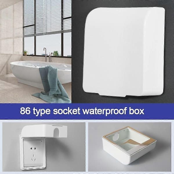 [RM]Self-adhesive protective cover for switch, plastic cover, socket, electrical contact, wall-perfect blue