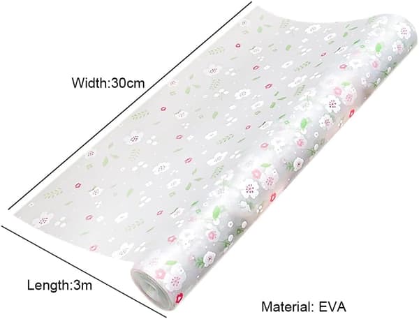 [RM](Cherry Blossom Pattern), 30x300cm, Kitchen Cabinet Mat, Shelf Paper