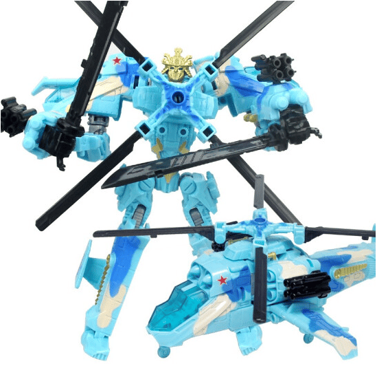 [RM]Transformator JJ602C Helikopter Actionfigur Fly Modell Leketøy Barn Gave