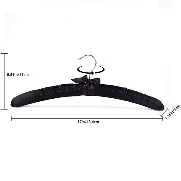 [RM]5-pack Satin Padded Hangers for Sweaters