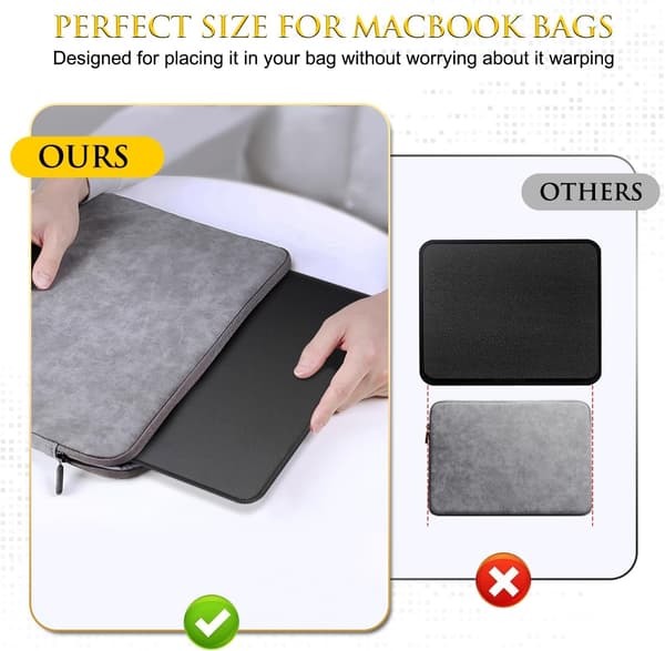 [RM]3-pack Mouse Pad with Stitched Edge, Comfortable Mouse Pads with Non-Slip Rubber Base, Mouse Pads for Computers Laptops Mouse 10.2x8.3x0.12 inch Black