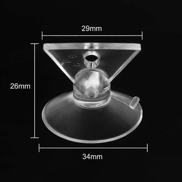 [RM]Gu10 Bulb Removal Tool, Lamp Removal Tool with Suction Cup for Halogen Led Gu10 (transparent)(10pcs)