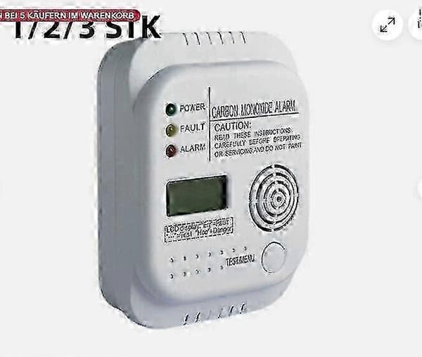CO-ilmaisin hiilimonoksidi kaasunilmaisin varoitin hiilimonoksidi-ilmaisin LCD