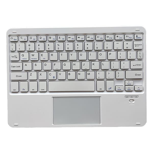 [RM]Ultra-thin Wireless Bluetooth Keyboard with Touchpad - Universal Rechargeable Keyboard for iPad iOS Android Windows Devices