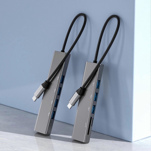 [RM]Type C Dockingstation 1 Træk 4 Multifunktionel Hub Usb3.0 Adapter Til Splitterkabeladapter