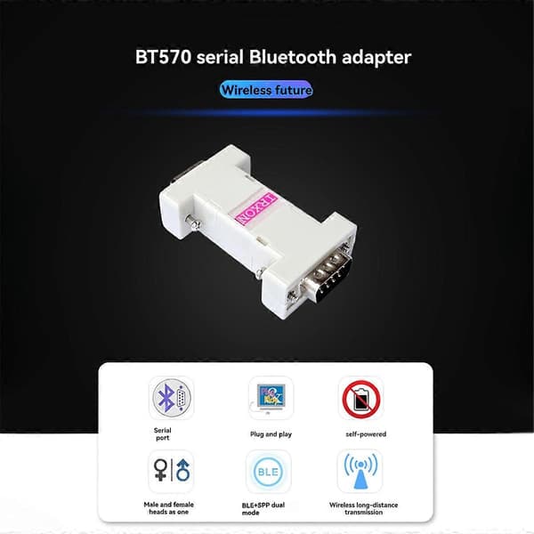 [RM]BT570 Itsenäinen RS-232-sarjaportti 30m Bluetooth-sovitin