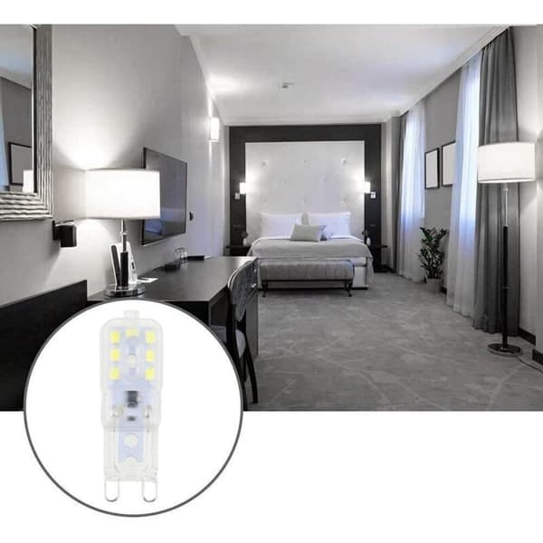 [RM]G9 LED Bulbs 3W 6500K Cool White, Dimmable, Energy Saving, Halogen Replacement, with Philips, 220V - 2-pack