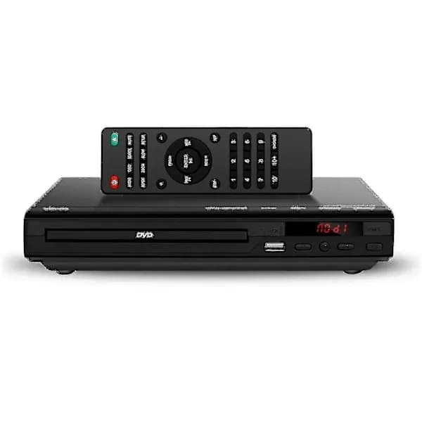 [RM]DVD Player for TV, All Region Free DVD CD Discs Player AV Output Built-in / NTSC, USB Input, Remote Control