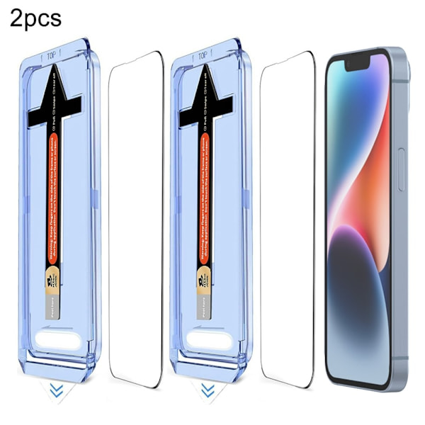 iPhone 14/13 Pro/13 2-PACK Skärmskydd Full Täckning Härdat Glas 152