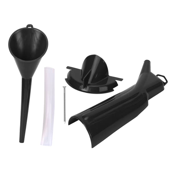[RM]Motorcycle Drip-Free Oil Filter Funnel Kit Black Practical Accessory