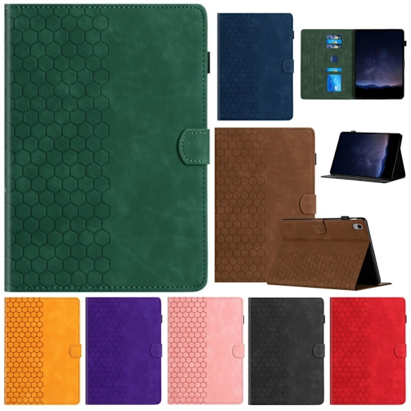Fodral iPad (A16) (2025) Vaxkake-mönster - 8 Färger Grön